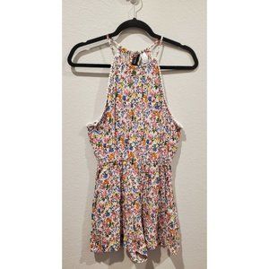DIVIDED H&M Sleeveless Floral Romper